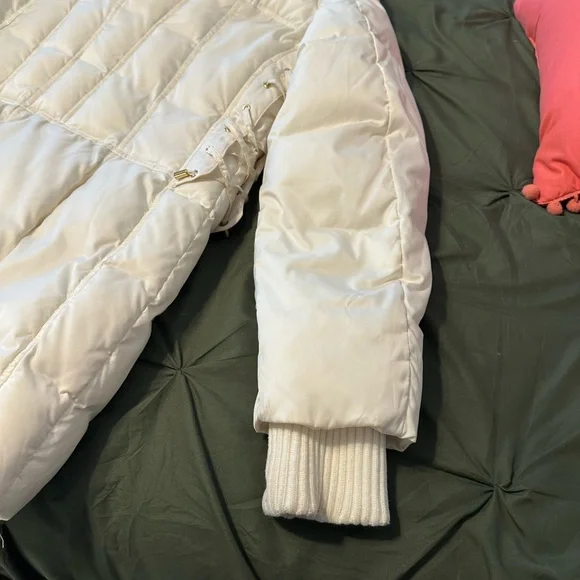 Betsey Johnson Ivory Puffer Coat - Picture 11 of 16